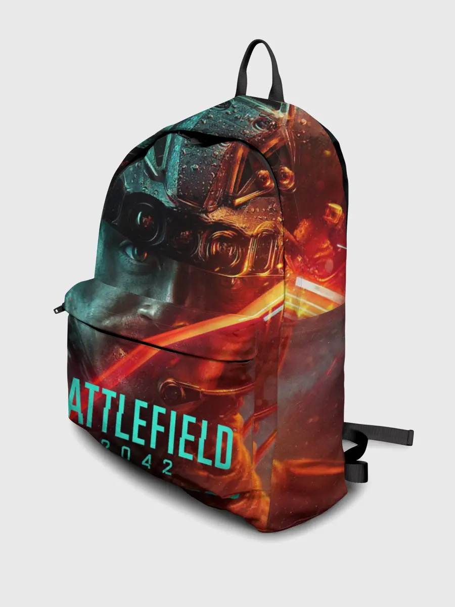 Рюкзак джинсовый / Battlefield 2042 Soldier face