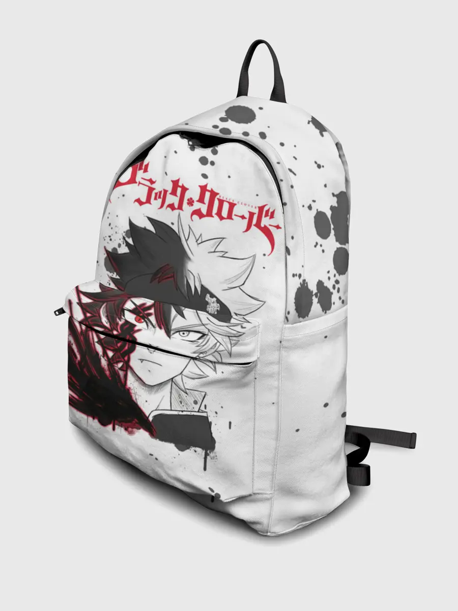 Рюкзак джинсовый / Черный Аста | Чёрный клевер