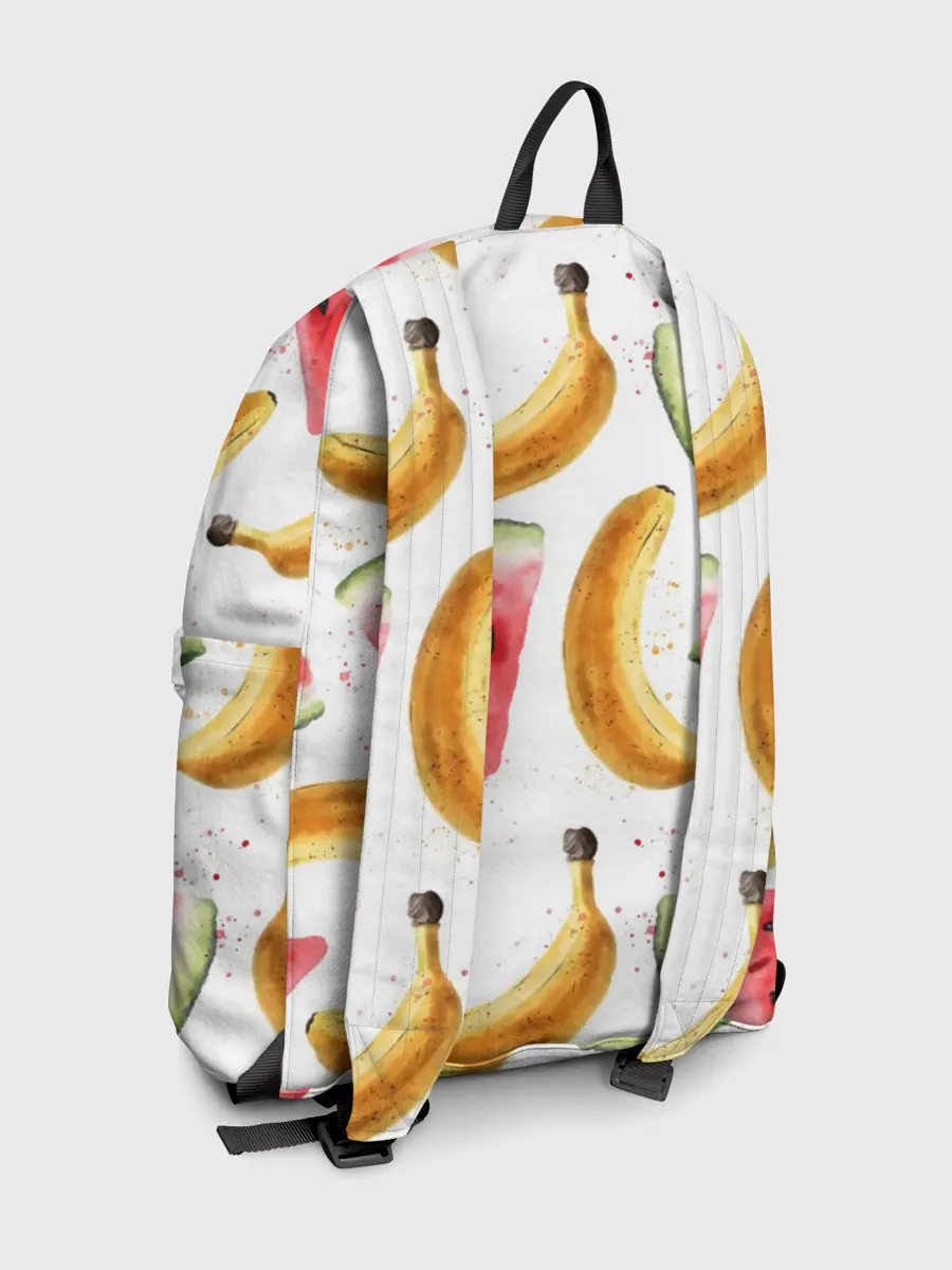 Рюкзак джинсовый / Летний фреш арбуз банан