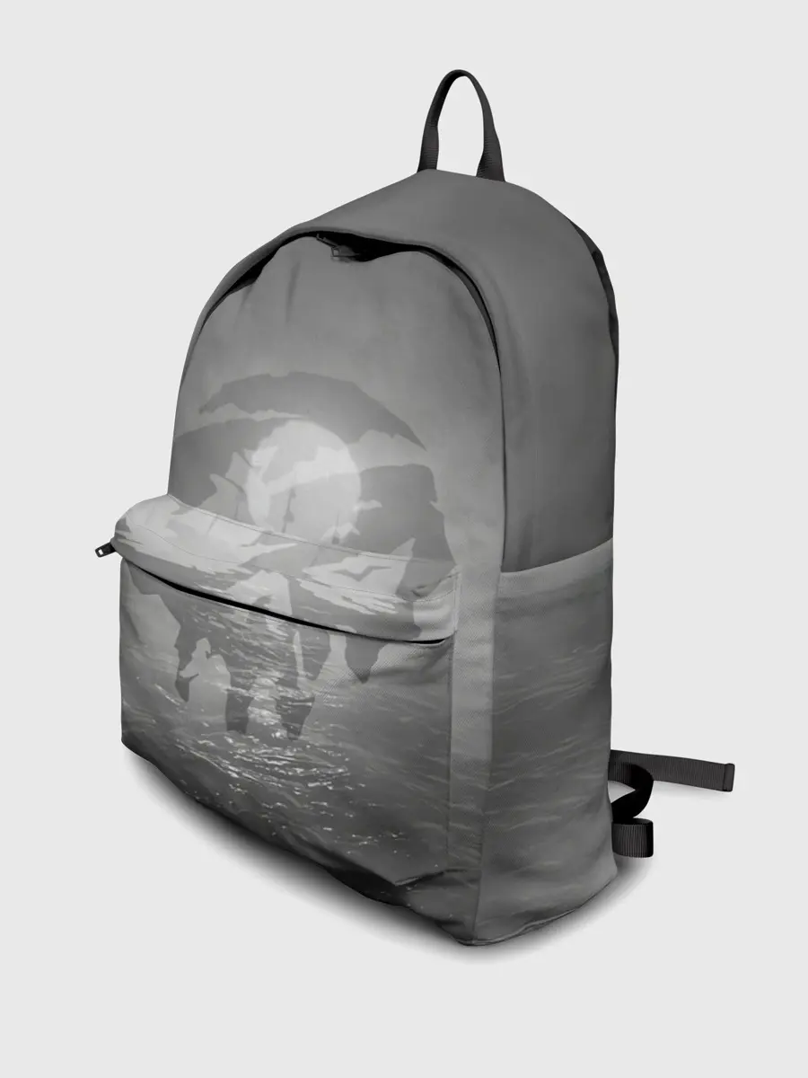 Рюкзак джинсовый / Пираты в море