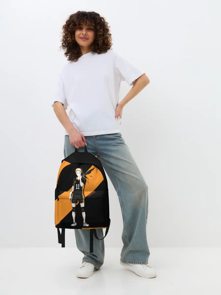 Рюкзак джинсовый / Кей Цукишима | Haikyuu!!