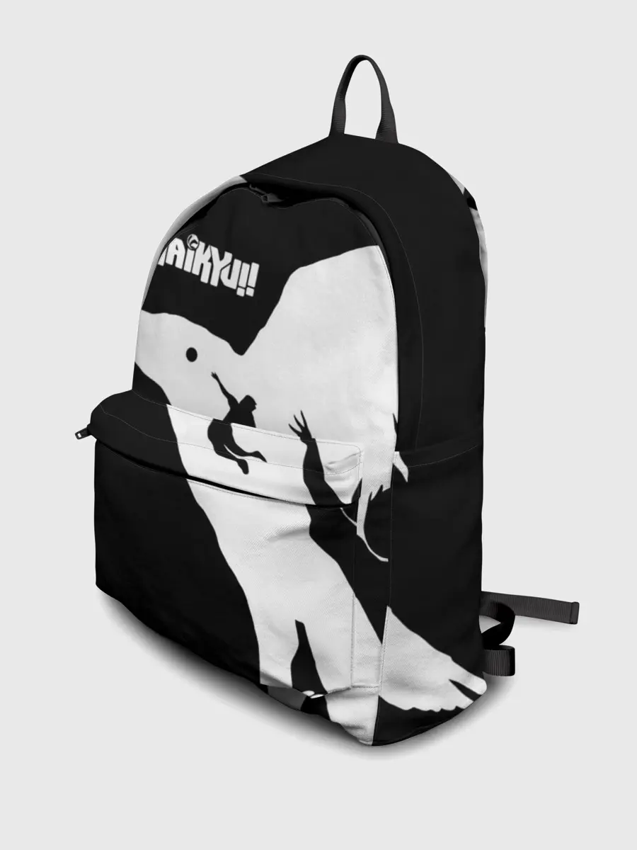 Рюкзак джинсовый / Ворон Карасуно Haikyu!!