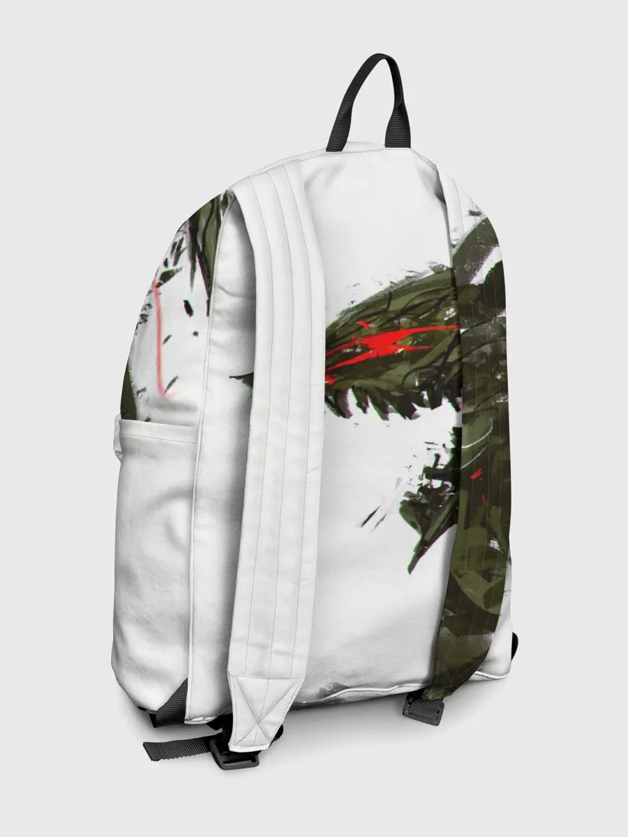 Рюкзак джинсовый / БЕРСЕРК красками