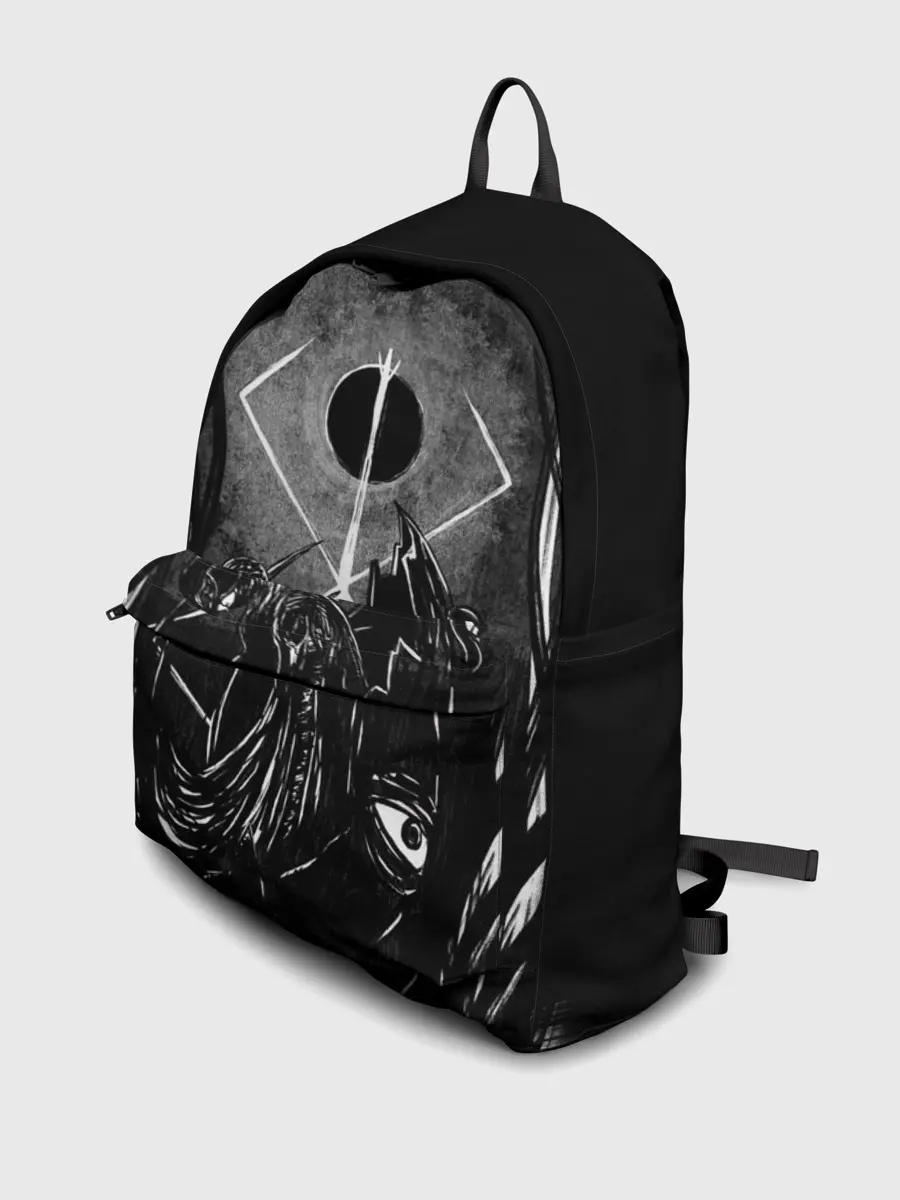 Рюкзак джинсовый / БЕРСЕРК рисунок