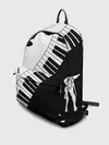 Рюкзак джинсовый / Черно Белое пианино