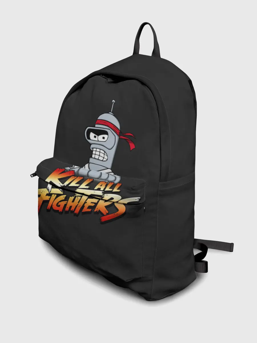 Рюкзак джинсовый / Боец Бендер