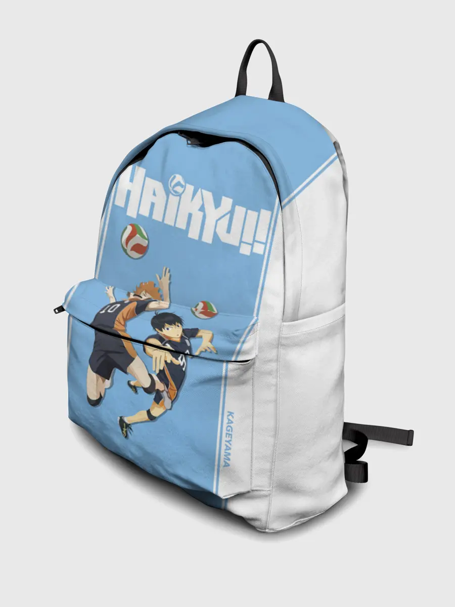 Рюкзак джинсовый / Хината и Кагеяма | Haikyuu!!