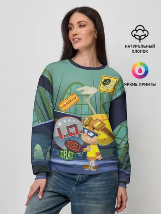 Женский свитшот / IQ Wacky Races