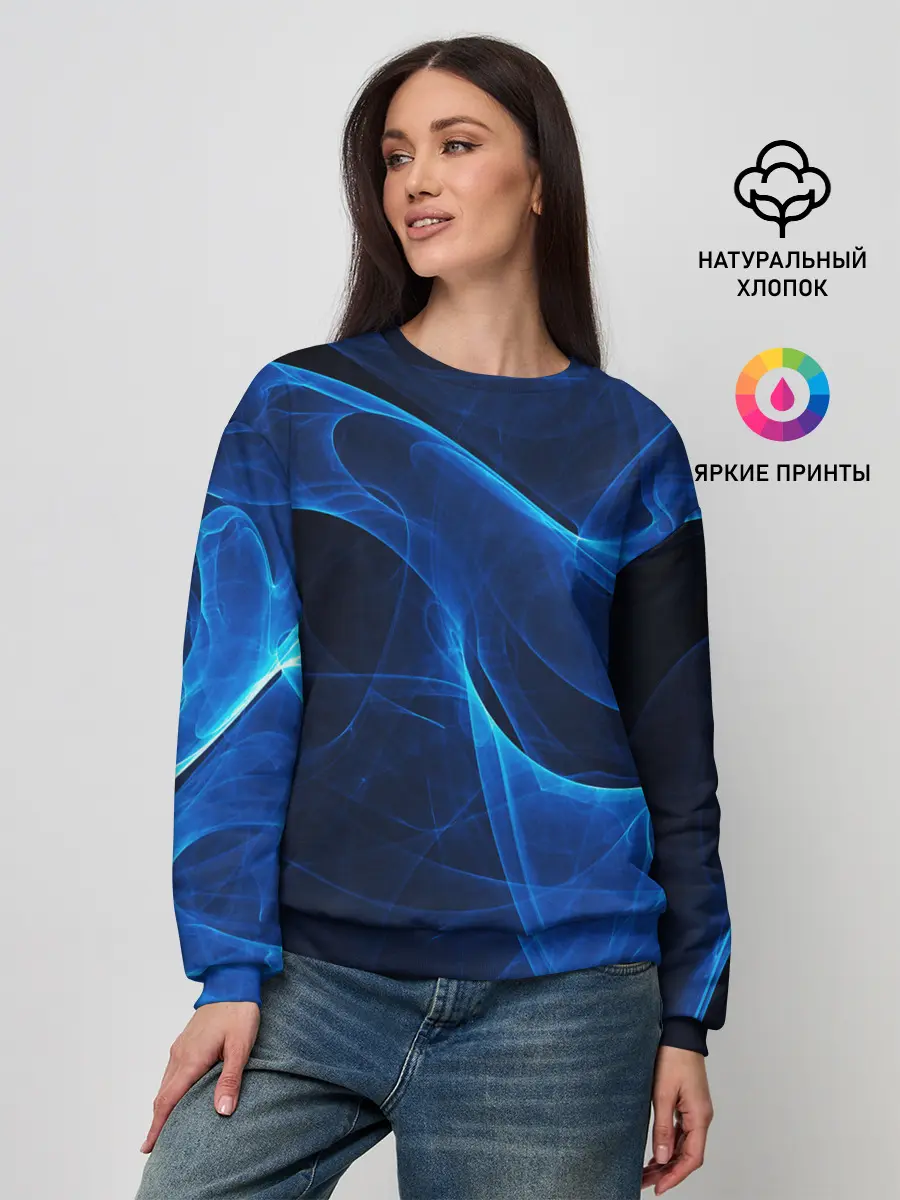 Женский свитшот / ДЫМ /SMOKE