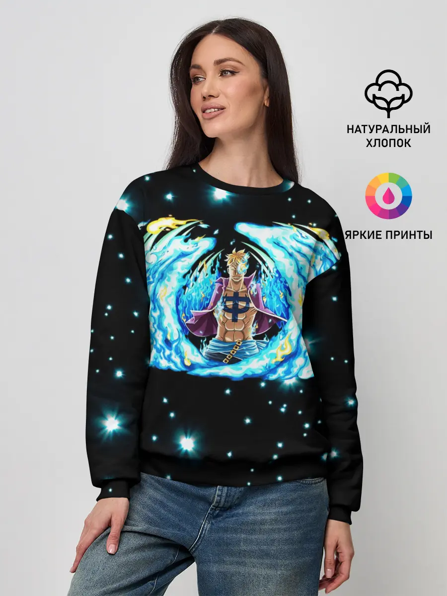 Женский свитшот / Ван Пис | Марко