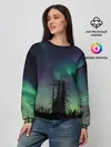 Женский свитшот / Северное сияние