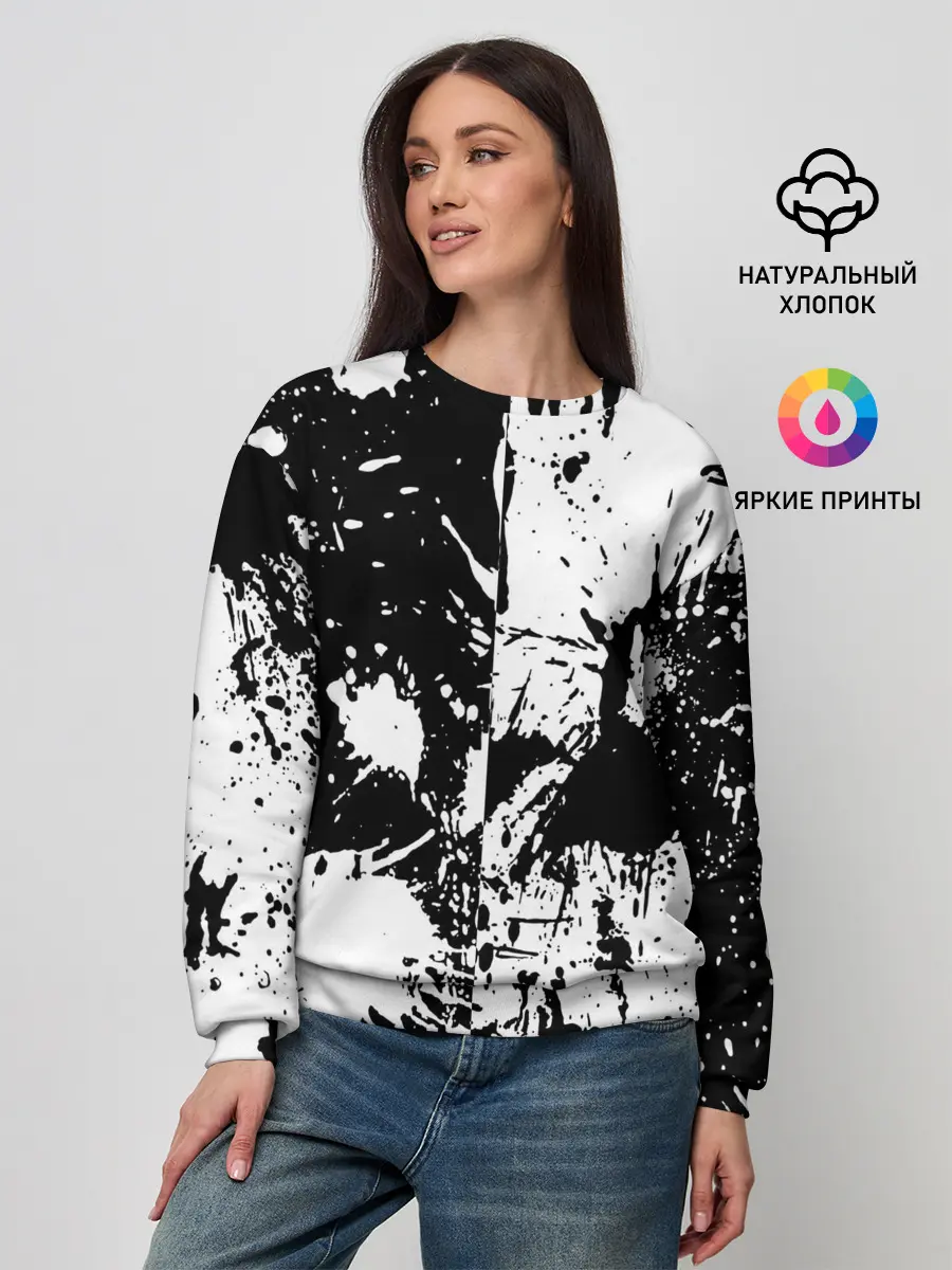 Женский свитшот / КРАСКА И НИЧЕГО ЛИШНЕГО!