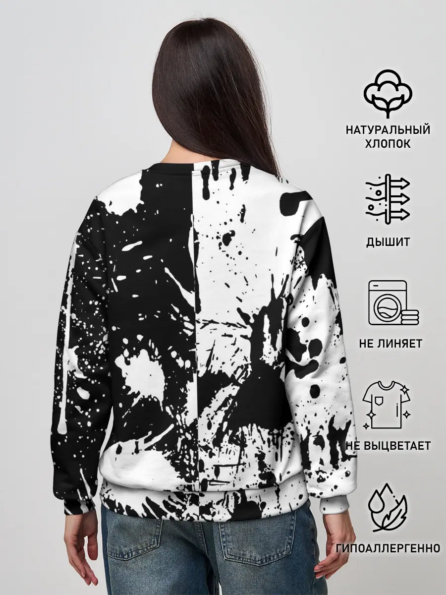 Женский свитшот / КРАСКА И НИЧЕГО ЛИШНЕГО!