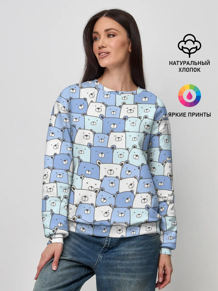 Женский свитшот / МИШКИ