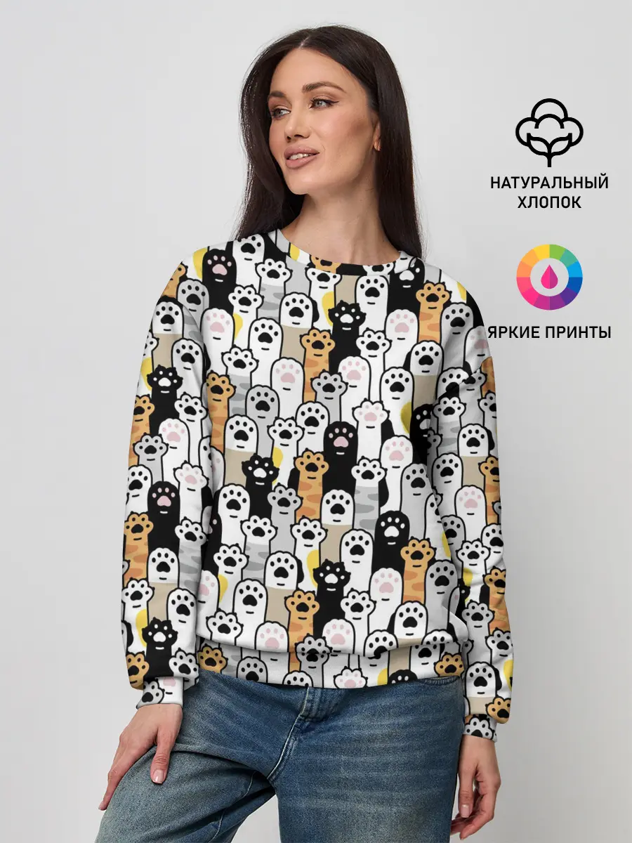 Женский свитшот / ЛАПКИ