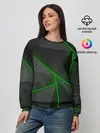 Женский свитшот / Неоновые линии