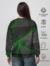 Женский свитшот / Неоновые линии