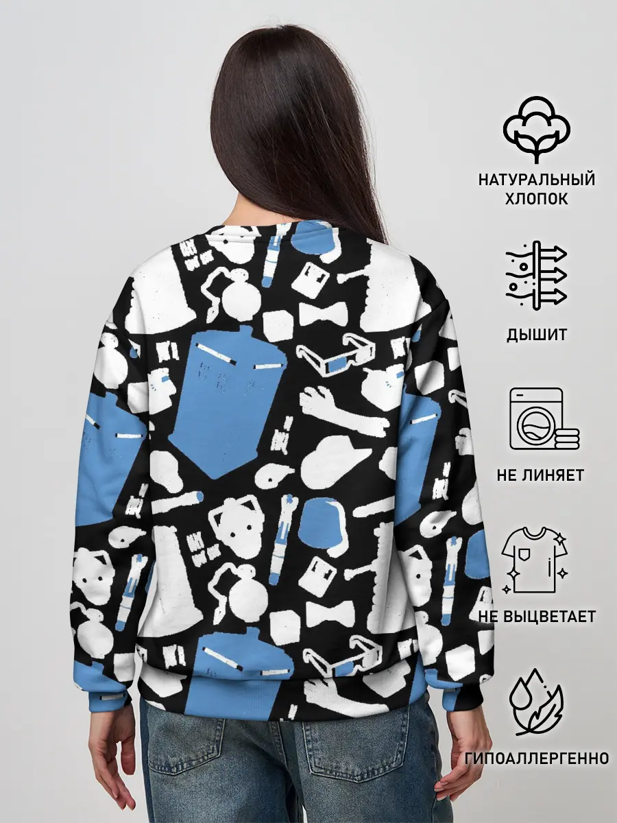 Женский свитшот / ТАРДИС