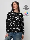 Женский свитшот / Геометрические фигуры