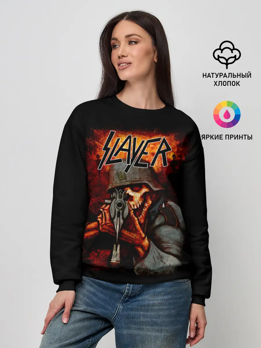 Женский свитшот / SLAYER | СЛЭЙЕР