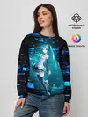 Женский свитшот / Miku в матрице