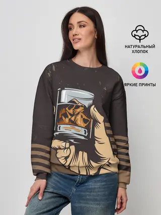 Женский свитшот / Ретро Виски