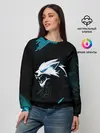 Женский свитшот / Sky Wolf