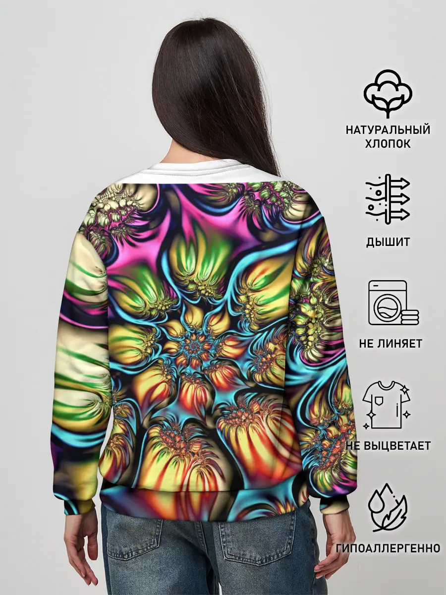 Женский свитшот / Абстракция