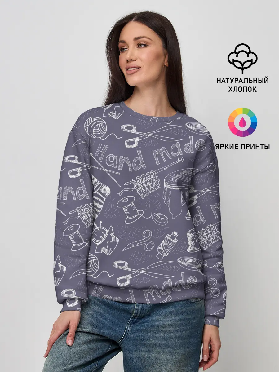 Женский свитшот / Hand made