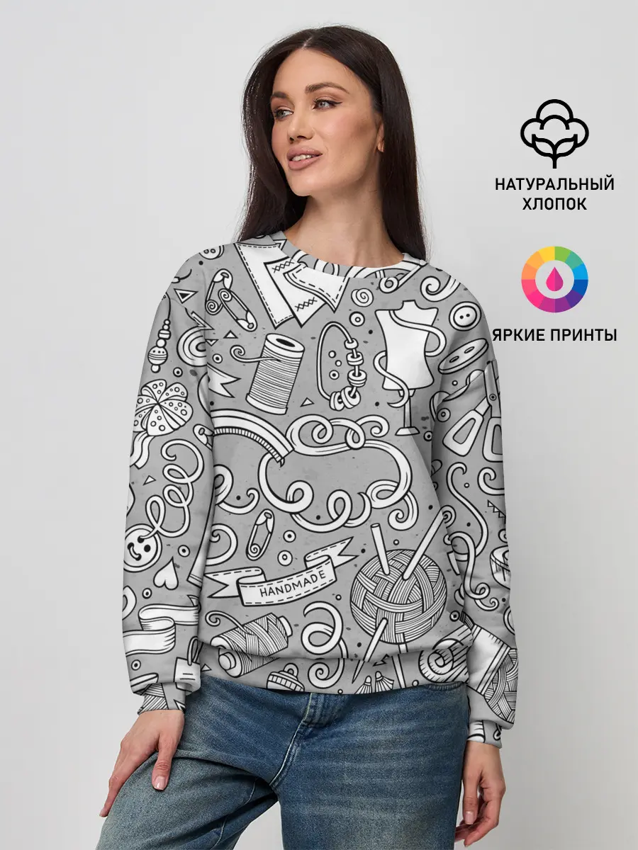 Женский свитшот / handmade