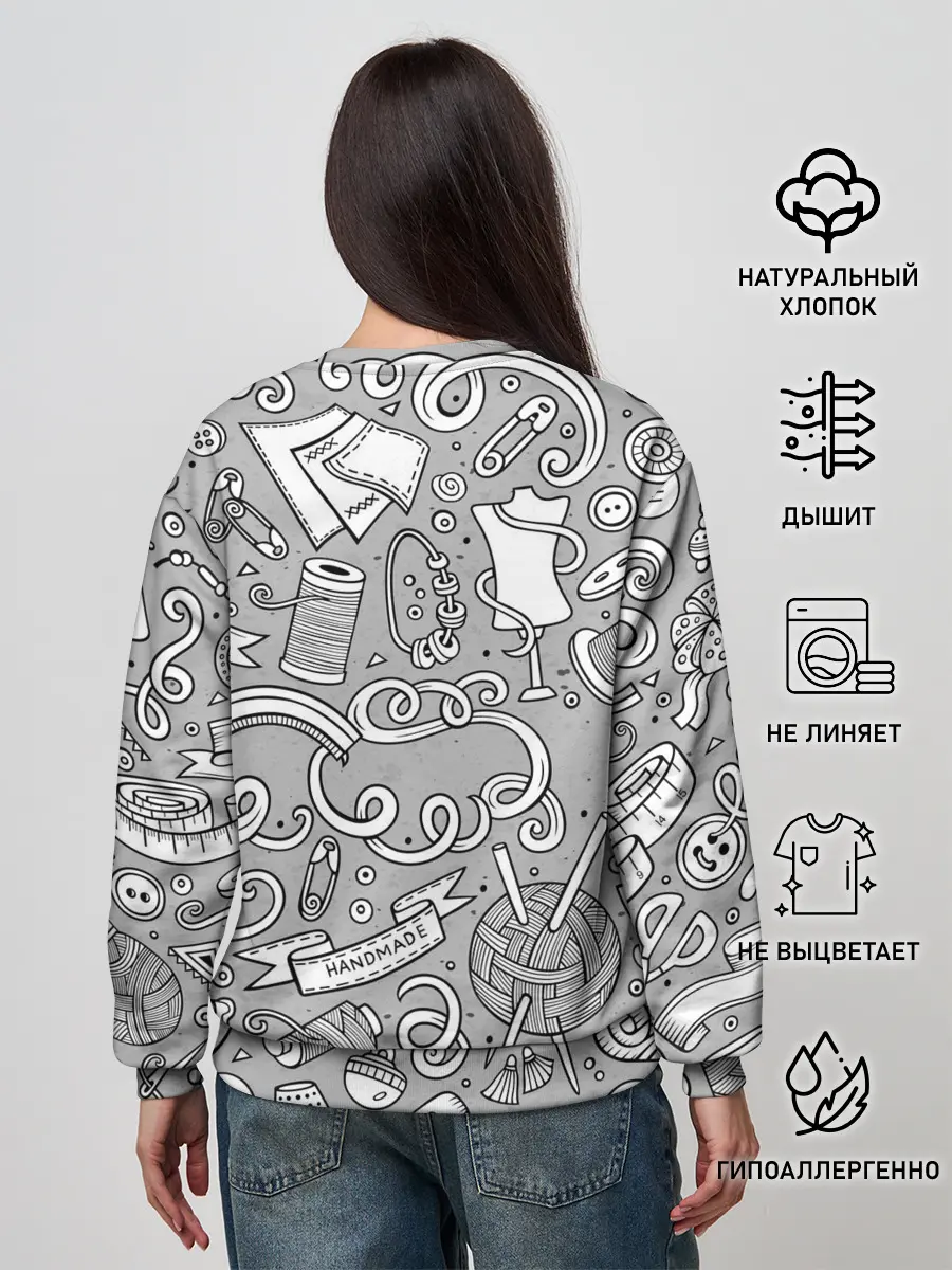 Женский свитшот / handmade