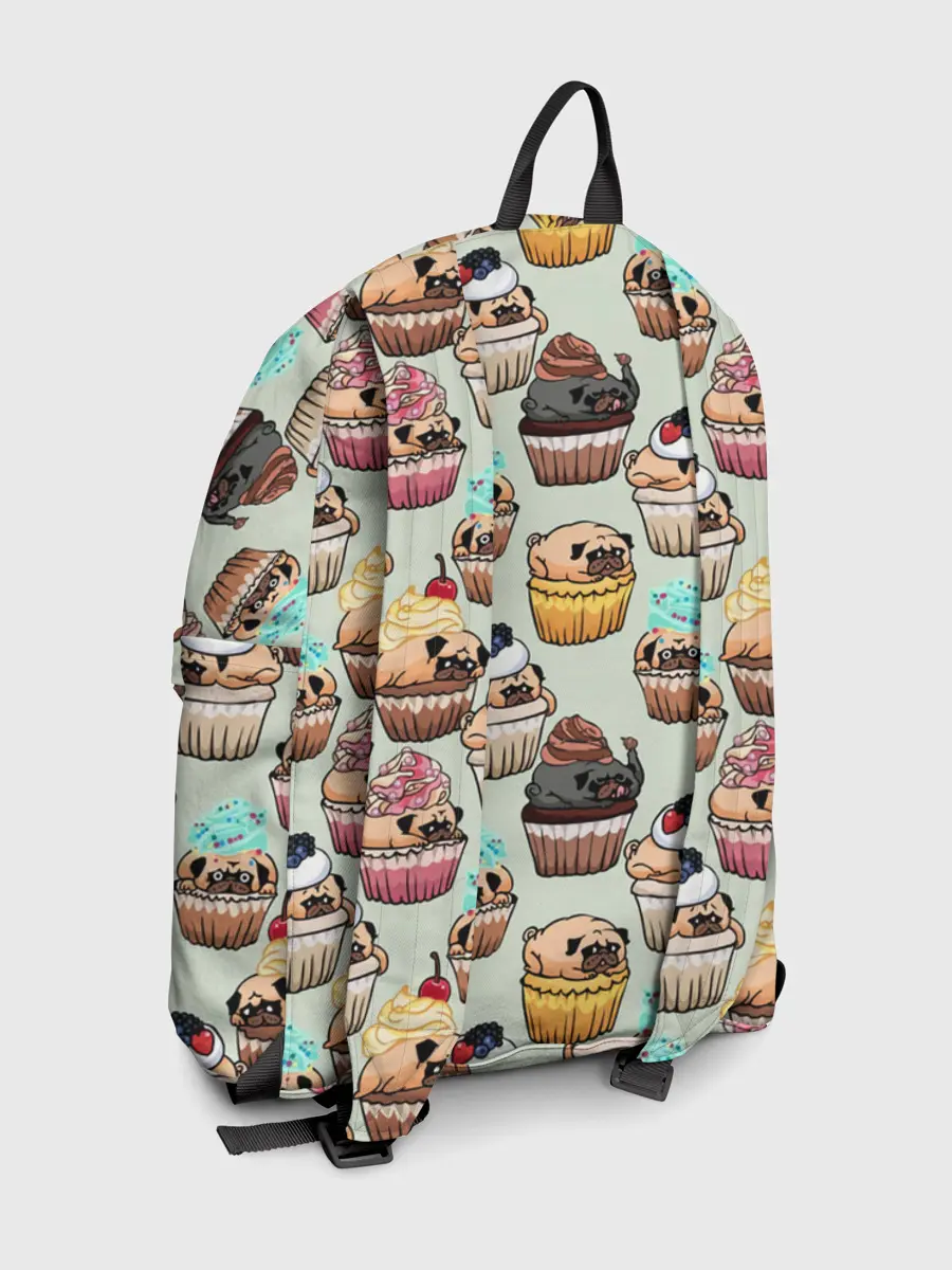 Рюкзак джинсовый / Мопсы - Кексики