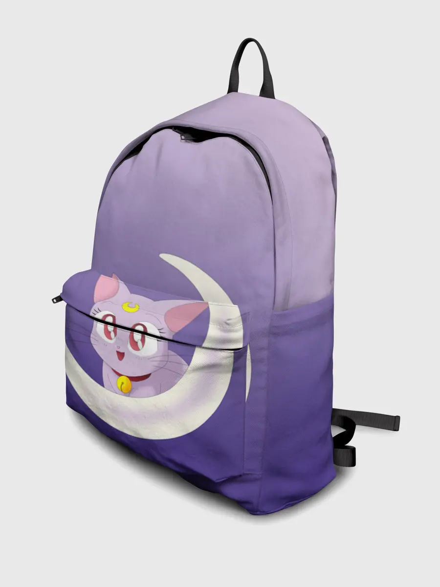 Рюкзак джинсовый / кошка из сейлормун