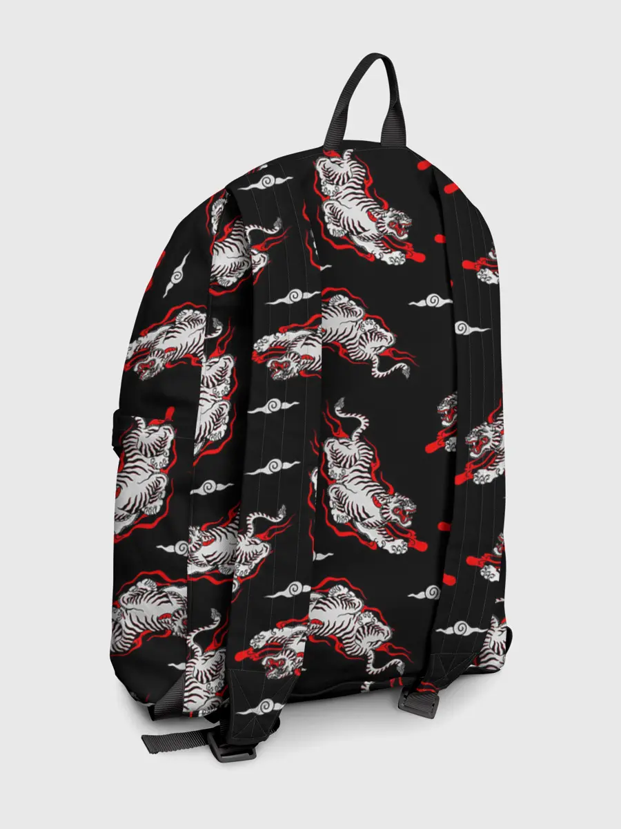 Рюкзак джинсовый / Японский стиль - тигры