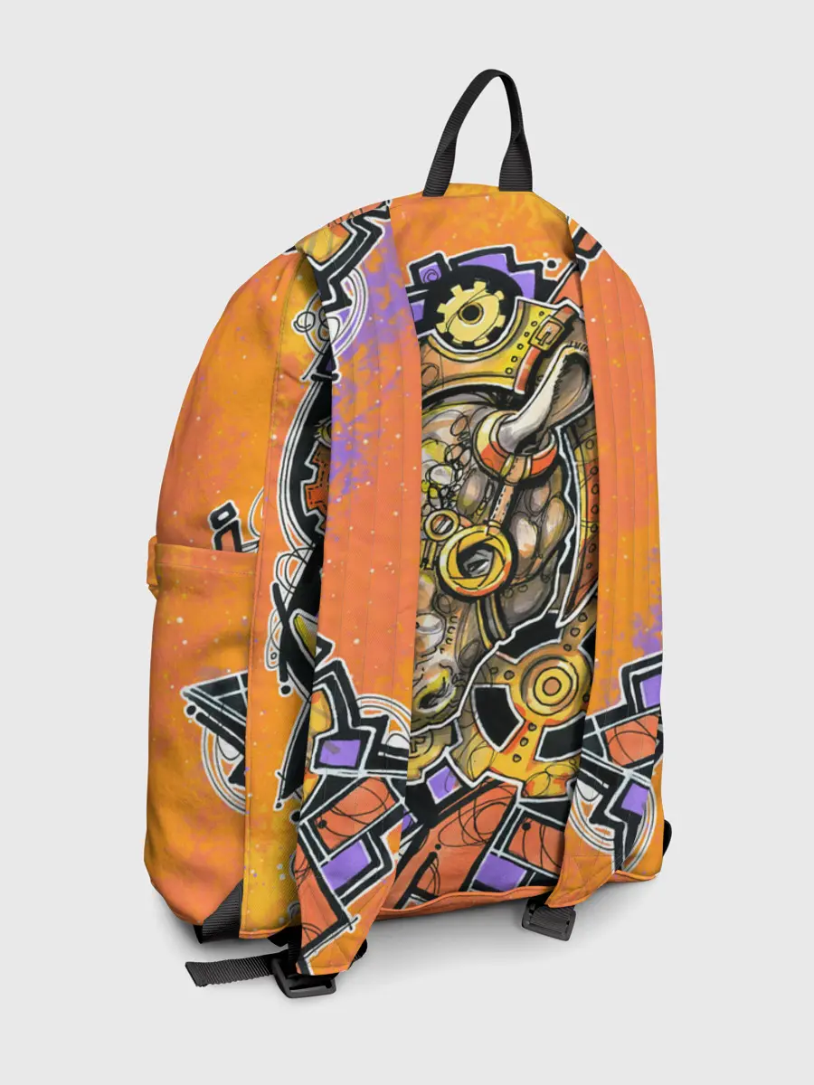 Рюкзак джинсовый / Стимпанк Носорог - Rhino