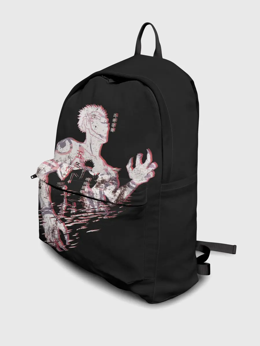 Рюкзак джинсовый / JUJUTSU KAISEN страдает