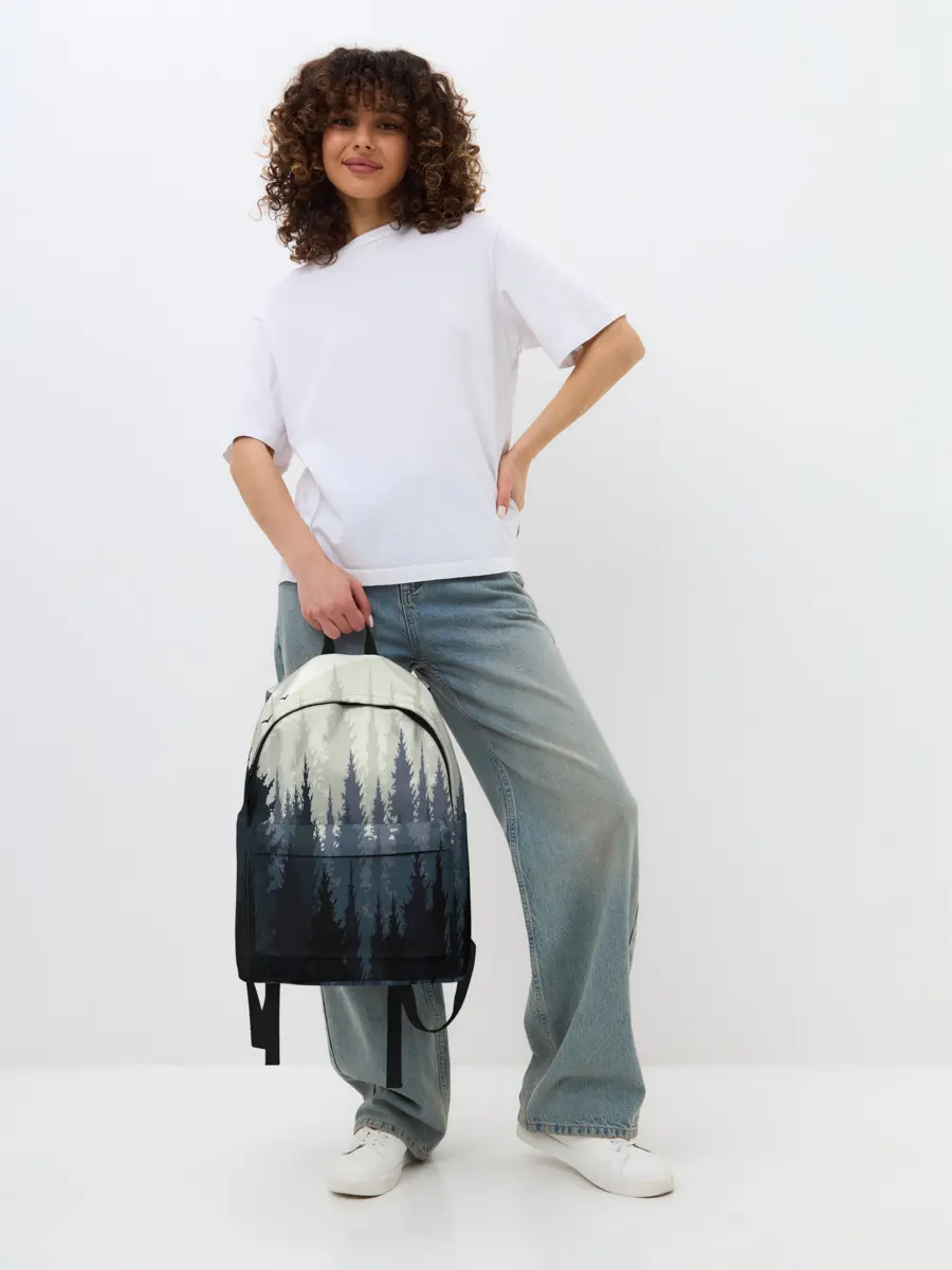 Рюкзак джинсовый / Лес