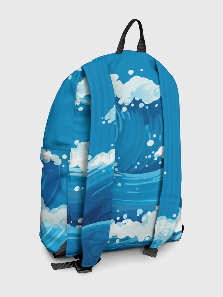 Рюкзак джинсовый / Волны