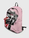 Рюкзак джинсовый / Алукард на розовом фоне