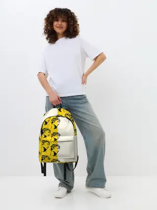 Рюкзак джинсовый / Скульптура монограмма