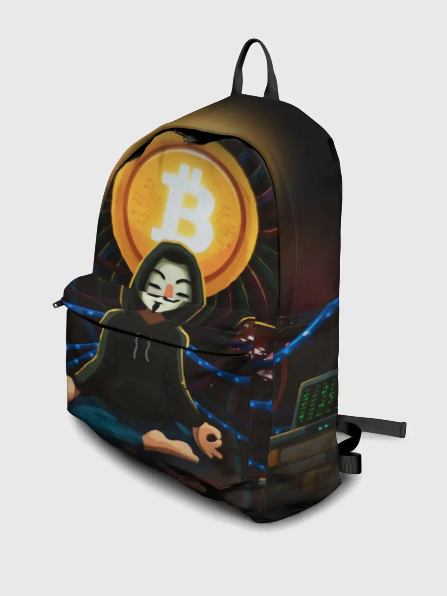 Рюкзак джинсовый / БИТКОИН | BITCOIN
