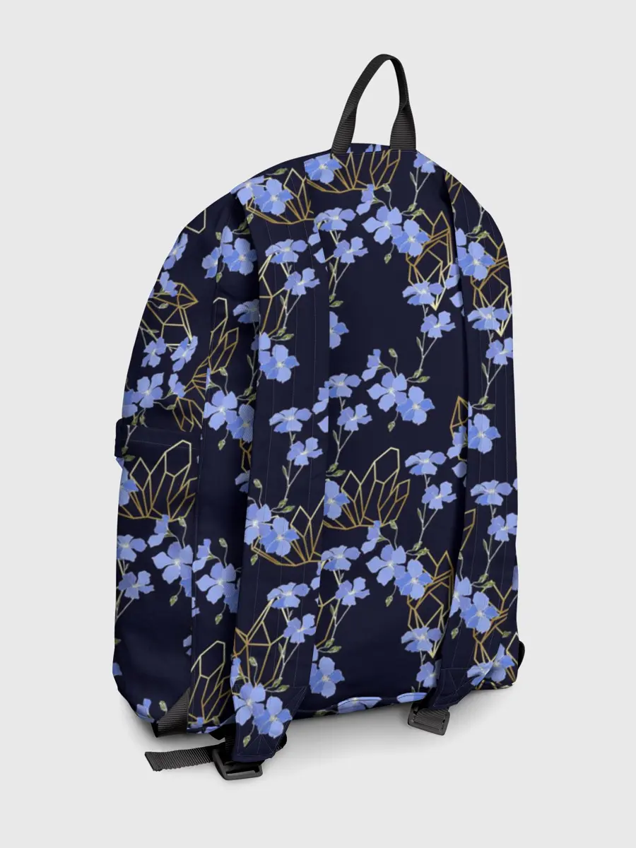 Рюкзак джинсовый / Незабудки