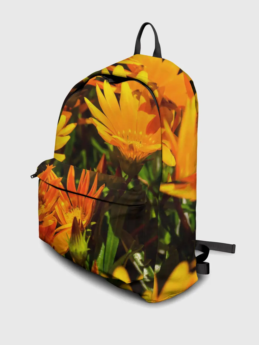 Рюкзак джинсовый / Желтый цвет весны