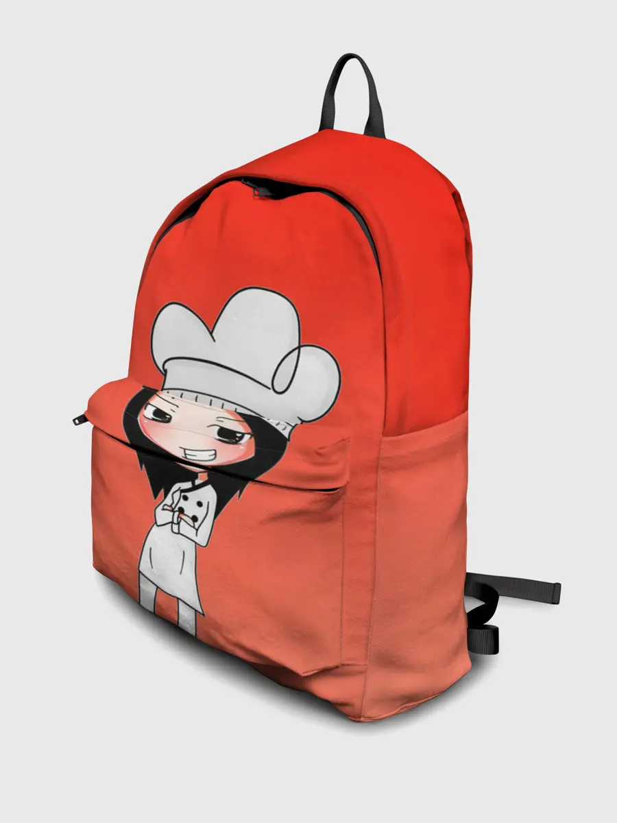 Рюкзак джинсовый / Повар девушка манга