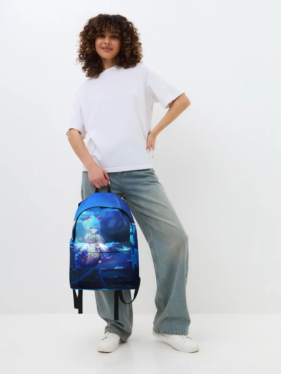 Рюкзак джинсовый / GENSHIN IMPACT GANYU