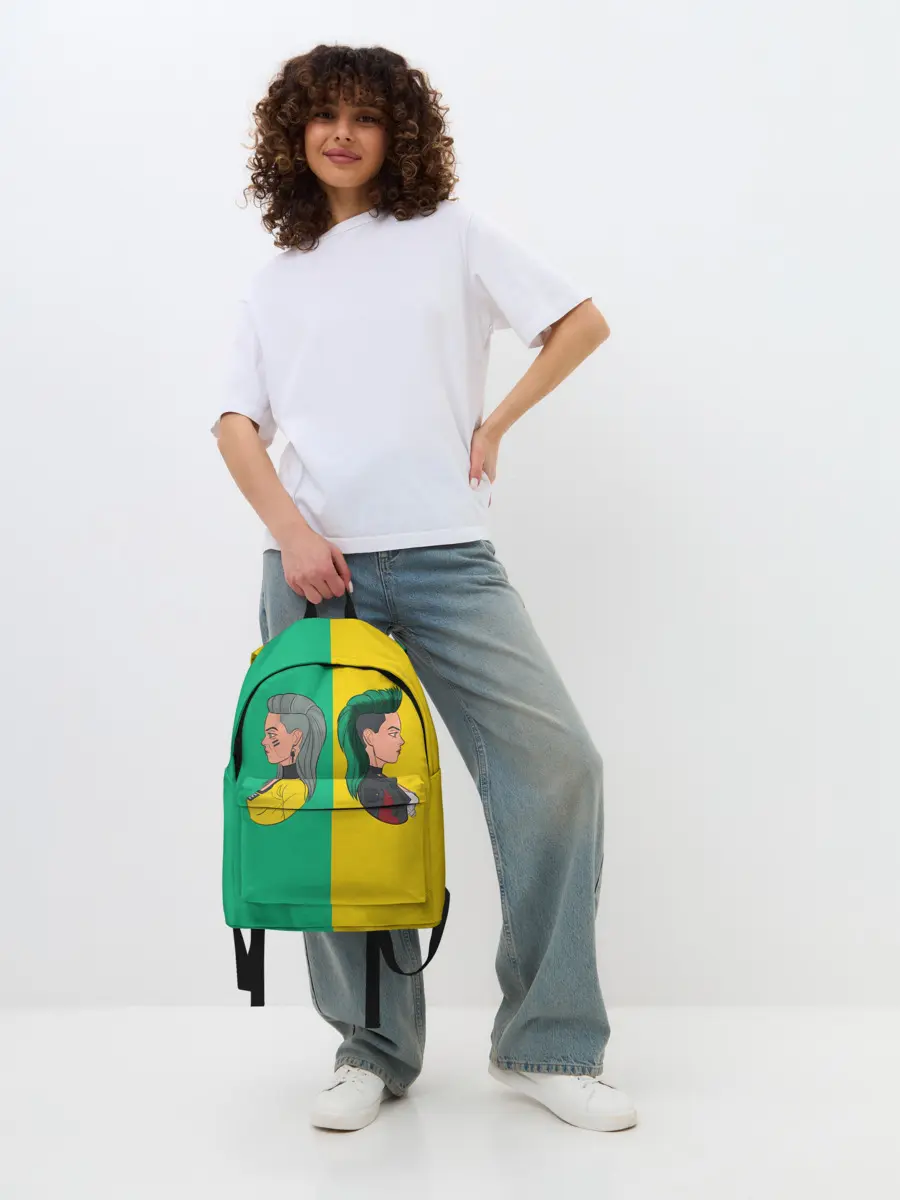 Рюкзак джинсовый / Бестия