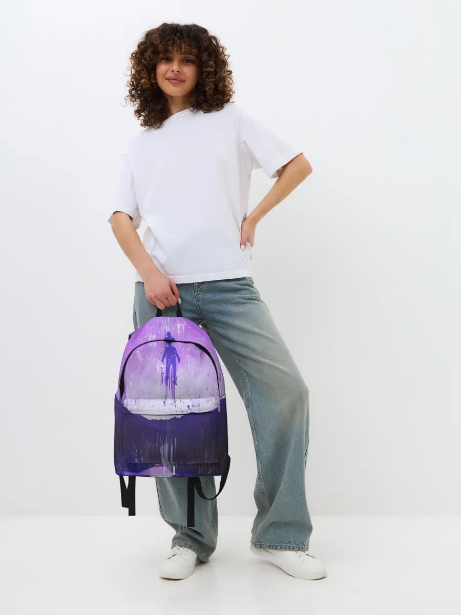 Рюкзак джинсовый / Парящий в небесах