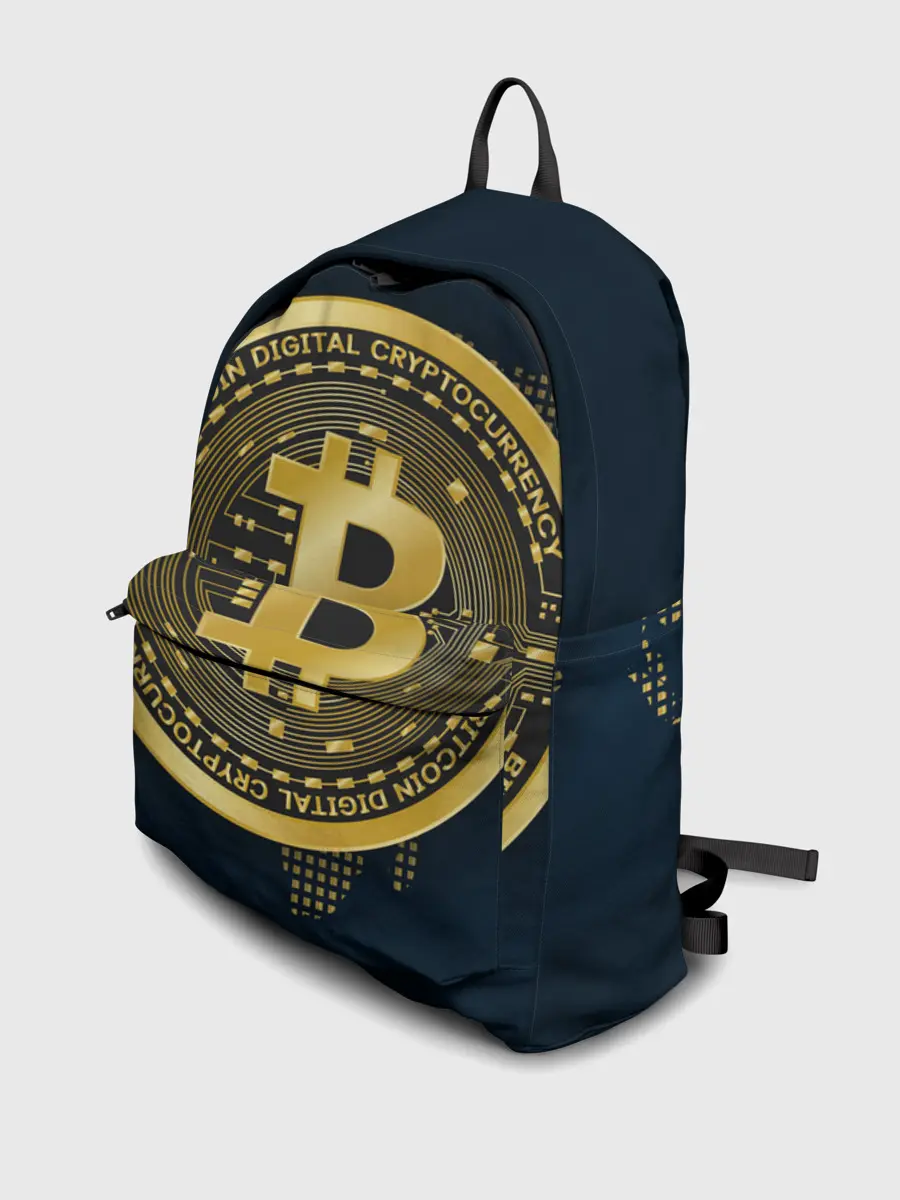 Рюкзак джинсовый / БИТКОИН | BITCOIN
