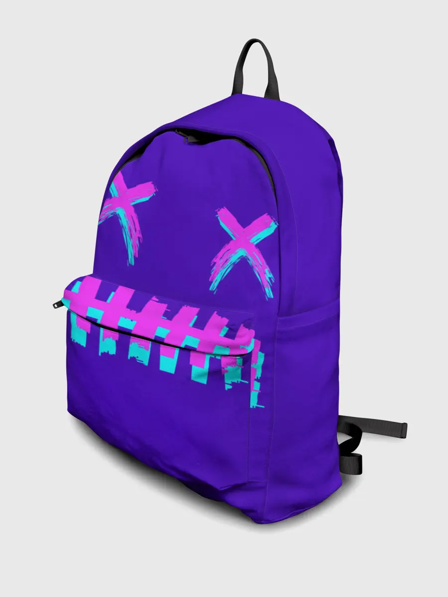 Рюкзак джинсовый / CYBERSTYLE PURPLE EVIL