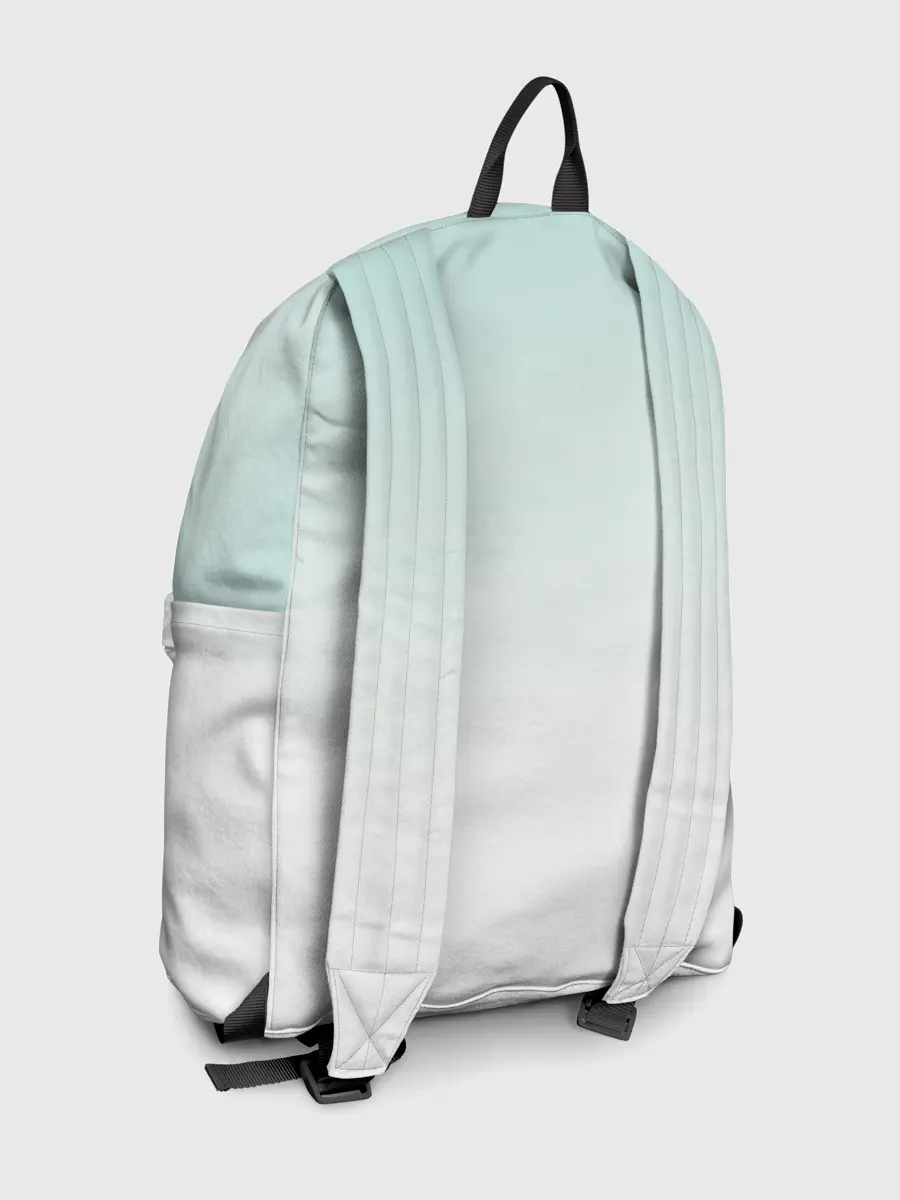 Рюкзак джинсовый / Девочка и любимый кот арт